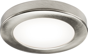 Knightsbridge UNDKIT3BCCW 230V IP20 2.5W LED Dimmable Under Cabinet Lights in Brushed Chrome - Pack of 3 - 4000K