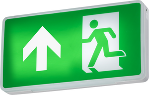 Knightsbridge EMRNST - 230V IP20 4W LED Emergency Exit Sign - Self-Test