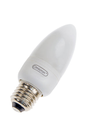 Bailey - OMC6536 - CFL Candle E27 240V 11W/827 Opal Dimmable Light Bulbs Omicron - The Lamp Company