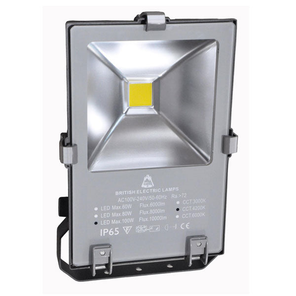 BELL 100W SkylinePro High output LED Floodlight 4200K Cool White c/w Photocell