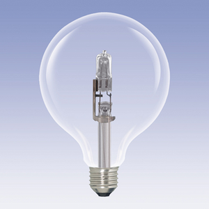 Eco-Halogen 125mm Round 230V 18W E27 Clear