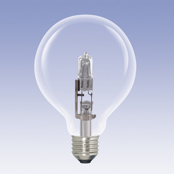 Eco-Halogen 95mm Round 230V 28W E27 Clear