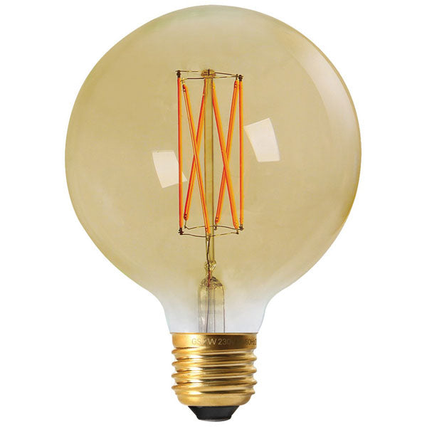 Girard Sudron LED 125mm Globe 240V 2W E27 Amber