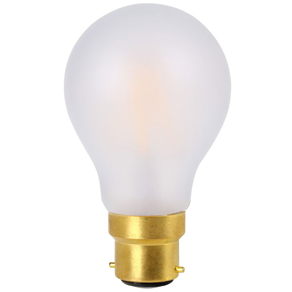 Girard Sudron LED Filament GLS 8W 240V B22d Frosted Very Warm White Dimmable