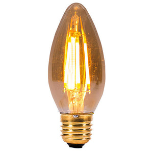 BELL 4W LED Vintage Candle ES Amber 2000K  Bell - The Lamp Company