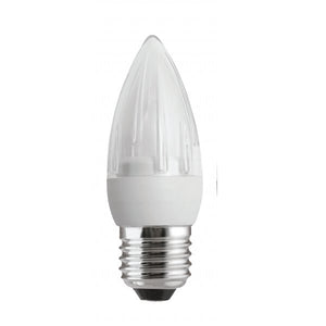 GE LED Candle B35 2.4W ES Clear Warm White