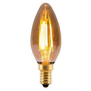 BELL 4W LED Vintage Candle SES Amber 2000K  Bell - The Lamp Company