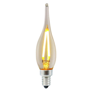 GS1 LED Filament Candle 4W E14 Clear 280lm 22X85mm Dimmable