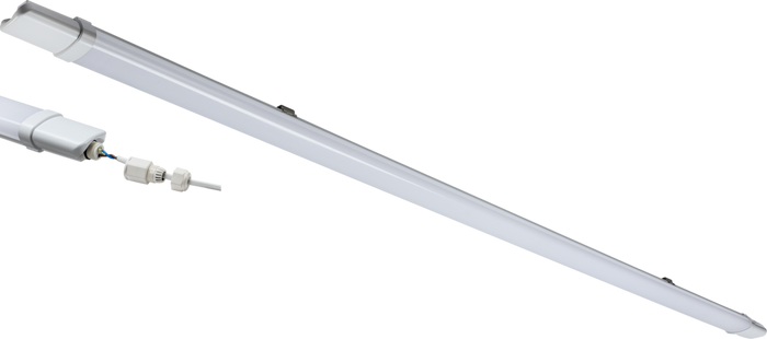 TORE4K45 - TorlanECO Fast Fix 230v 45w IP65 5ft 1530mm LED Batten - 4000K