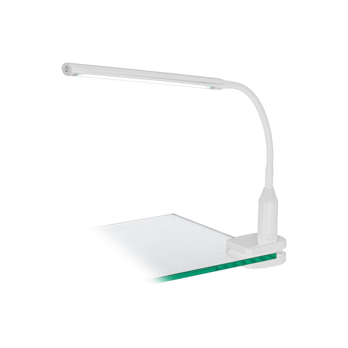 White deals clamp lamp