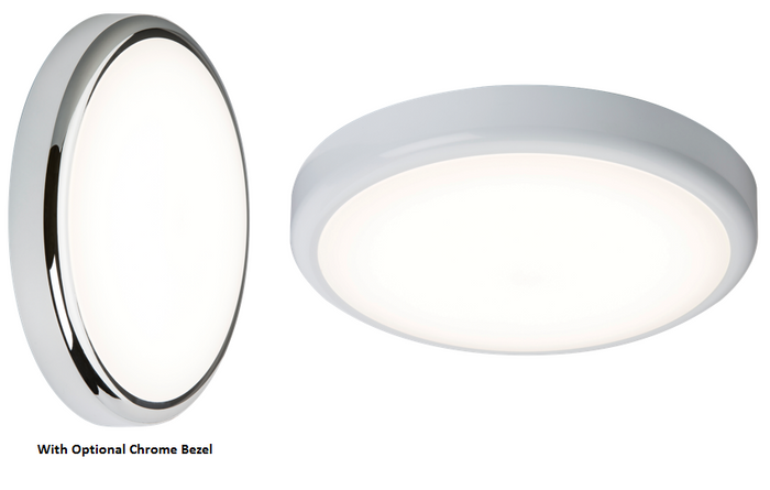 Knightsbridge BT20DA 230V IP44 20W Trade LED Flush with Sensor/Dimming Function 6000K