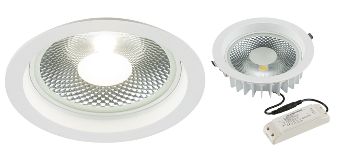 Knightsbridge CRDL30 230V 30W COB LED Recessed Commercial Downlight 4000K