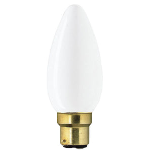 Candle 240V 25W BC Opal