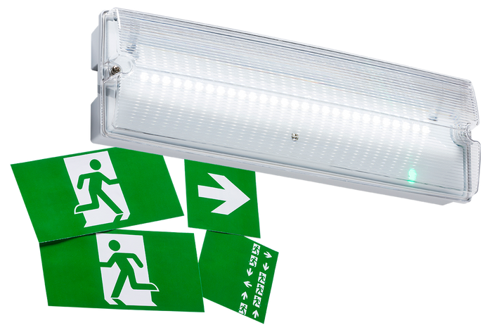 Knightsbridge EMLED4 230V IP65 3W LED Emergency Bulkhead