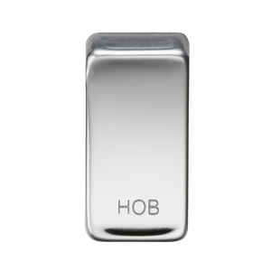 Knightsbridge GDHOBPC Switch cover "marked HOB" - polished chrome - Knightsbridge - Sparks Warehouse