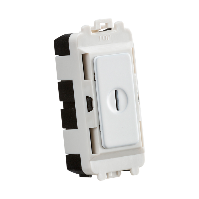 Knightsbridge GDM010MW 20AX DP key module - matt white