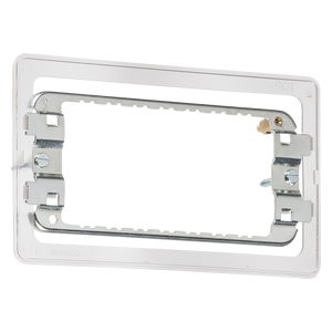 Knightsbridge GDS002F Grid Frame for Screwless Range 3 or 4 Gang - Knightsbridge - Sparks Warehouse