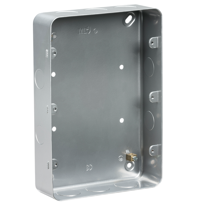 Knightsbridge GDSG912M Metal Clad 9-12G Surface Box