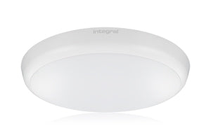 Integral ILBHC011 - SLIMLINE CEILING/WALL LIGHT EMERGENCY 3HR 300MM DIA IP54 1584LM 18W 4000K IK10 120 BEAM NON-DIMM WHITE 88LM/W