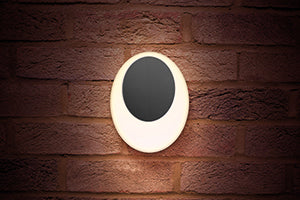 Integral ILDEA021 - OUTDOOR DECORATIVE WALL LIGHT GEOLUX IP65 620LM 13W 4000K OMNI DIRECTIONAL DARK GREY