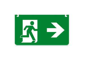 Integral ILEMAL034 - EMERGENCY LEGEND RIGHT ARROW for 26M EM EXIT SIGN