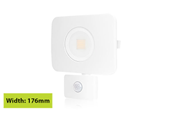 Integral ILFLC031POV - COMPACT TOUGH FLOODLIGHT V2 WITH PIR OV IP64 2700LM 30W 4000K 110 BEAM NON-DIMM 90LM/W WHITE