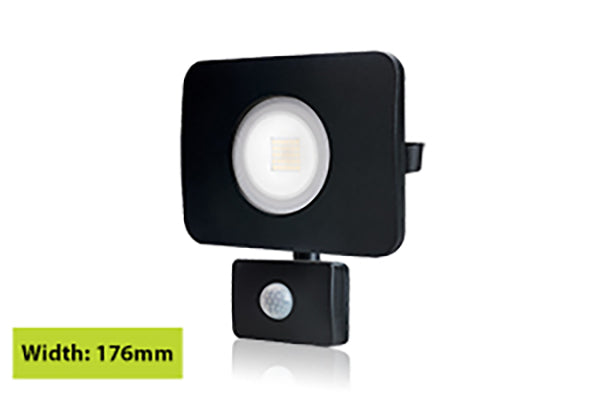 Integral ILFLC035POV - COMPACT TOUGH FLOODLIGHT V2 WITH PIR OV IP64 2700LM 30W 4000K 110 BEAM NON-DIMM 100LM/W BLACK