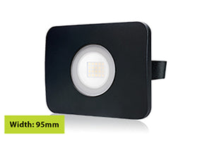 Integral ILFLC126 - COMPACT TOUGH FLOODLIGHT IP65 1800LM 20W 3000K 100 BEAM NON-DIMM 90LM/W BLACK