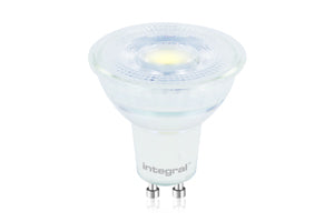 Integral ILGU10DE087 - GLASS GU10 BULB 450LM 5.6W 4000K DIMMABLE 36 BEAM