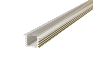 Integral ILPFR022 - PROFILE ALUMINIUM RECESSED 1M CLEAR DIFFUSER 22 X 12.2MM