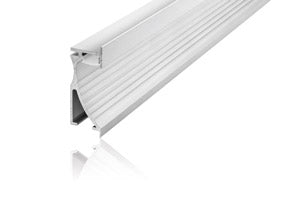 Integral ILPFR113 - PROFILE ALUMINIUM WALL RECESSED 1M FROSTED DIFFUSER INCLUDE 2 ENDCAPS AND 2 SCREWS