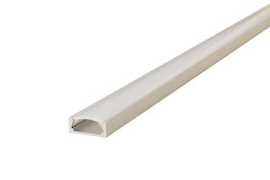 Integral ILPFS004 - PROFILE ALUMINIUM SURFACE MOUNT 2M FROSTED DIFFUSER 15.2 X 6MM