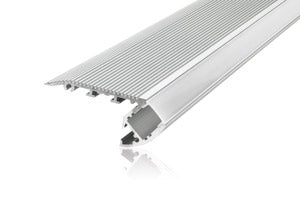 Integral ILPFS110 - PROFILE ALUMINIUM STAIR SURFACE MOUNT 1M FROSTED DIFFUSER INCLUDE 2 ENDCAPS AND 2 SCREWS