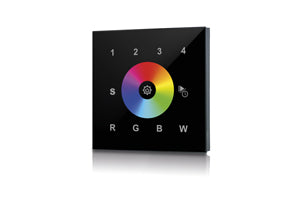 Integral ILRC015 - RF WALL MOUNT TOUCH RGBW 4 ZONE 100-240 AC INPUT BLACK