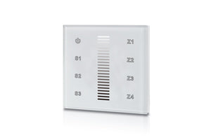 Integral ILRC020 - RF WALL MOUNT TOUCH REMOTE SINGLE COLOUR 4 ZONE 100-240 AC INPUT WHITE