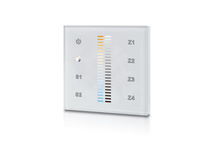 Integral ILRC021 - RF WALL MOUNT TOUCH REMOTE COLOUR TEMPERATURE CHANGE 4 ZONE 100-240 AC INPUT WHITE