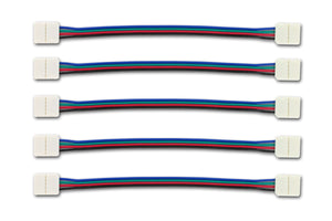 Integral ILSTAA039 - 2-WAY CONNECTOR 150MM WIRE 5PACK FOR IP33/IP20 10MM WIDTH RGB STRIP