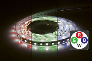 Integral ILSTRGBWA042E - STRIP IP33 5M RGB+W 7000K 24V 12W/M 72LED/M 12MM WIDTH 115 BEAM BAG PACK