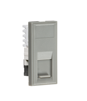 Knightsbridge NETCAT5GY Modular UTP CAT5e RJ45 Outlet - Grey - Knightsbridge - Sparks Warehouse