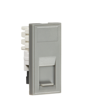 Knightsbridge NETRJ11GY RJ11 Outlet Module 25 x 50mm (IDC) - Grey - Knightsbridge - Sparks Warehouse