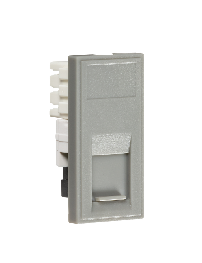 Knightsbridge NETRJ11GY RJ11 Outlet Module 25 x 50mm (IDC) - Grey