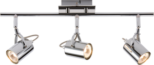 Knightsbridge NSP3C 230V GU10 Triple bar Spotlight - Chrome - Knightsbridge - Sparks Warehouse