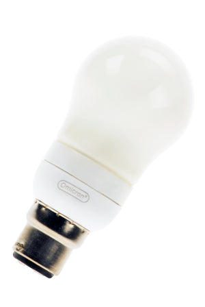 Bailey - OMC8509 - CFL Compact GLS B22d 240V 9W/827 Pearl Light Bulbs Omicron - The Lamp Company