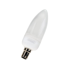 Bailey - OMC9718 - CFL Candle Ba15d 240V 7W/827 Opal Light Bulbs Omicron - The Lamp Company