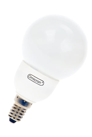 Bailey - OMC9963 - CFL Ball G60 E14 240V 5W/827 Opal Light Bulbs Omicron - The Lamp Company