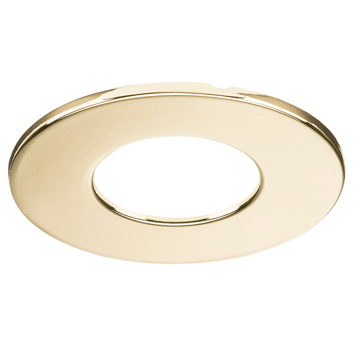 Knightsbridge RW6FBR Brass Flat Bezel for RW6 IP65 Downlights