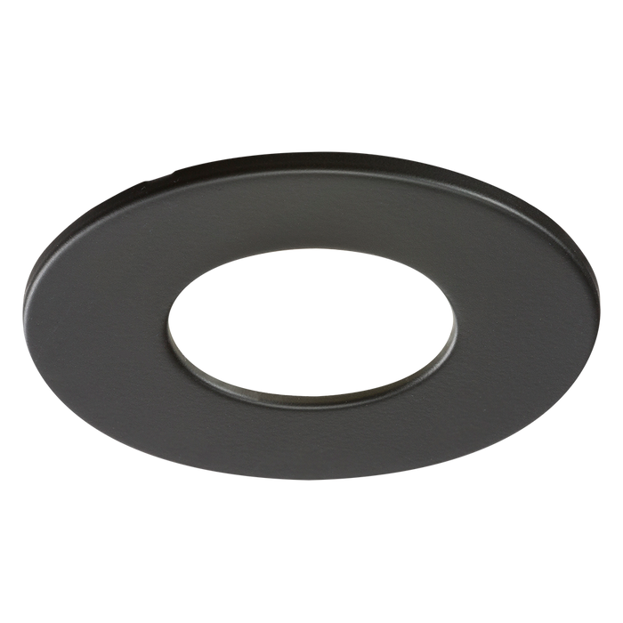 Knightsbridge RW6FMB Flat Matt Black Bezel for RW6 IP65 Downlights