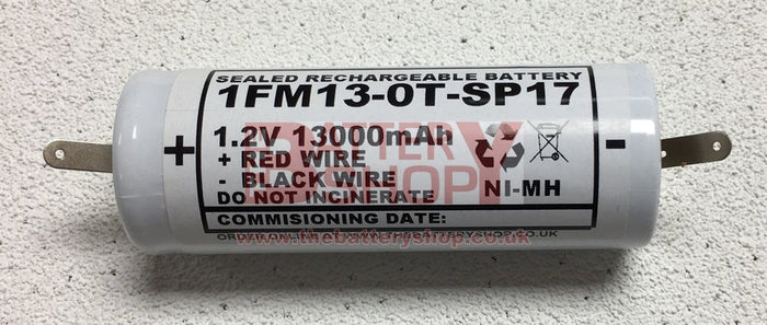 TBS 1FM13-0T-SP17 1.2v 13.0Ah Ni-Mh Battery