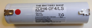 TBS 2DH4-0F4/LS 2.4v 4.0Ah Ni-Cd Battery Pack (B613, B624, B824, B164/2X4) Emergency Lighting Batteries The Lamp Company - The Lamp Company