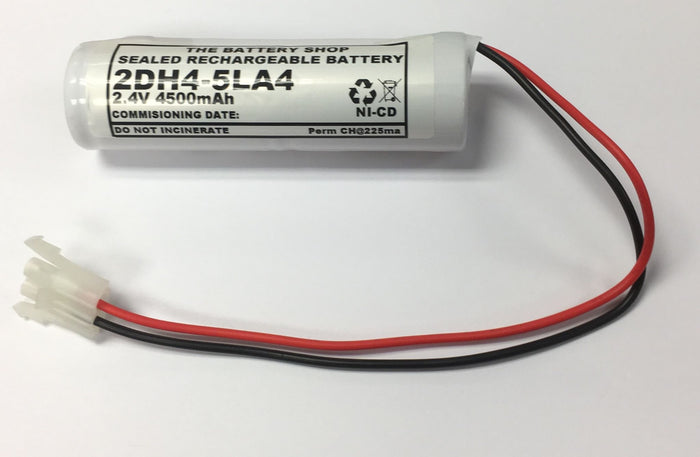 TBS 2DH4-5LA4 2.4v 4.5Ah Ni-Cd Battery Pack (2D BATTERY 45NC70 CON)